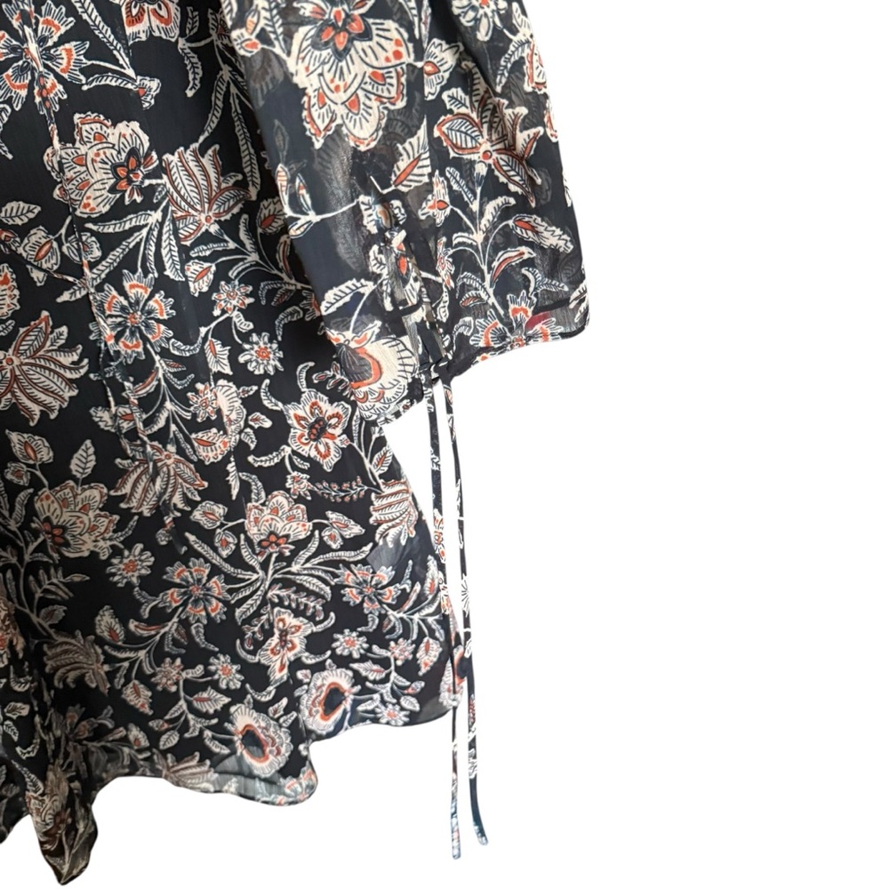 Lost + Wander Anthropologie Eclipse of the Heart Floral Mini Dress Womens Medium - Picture 3 of 5